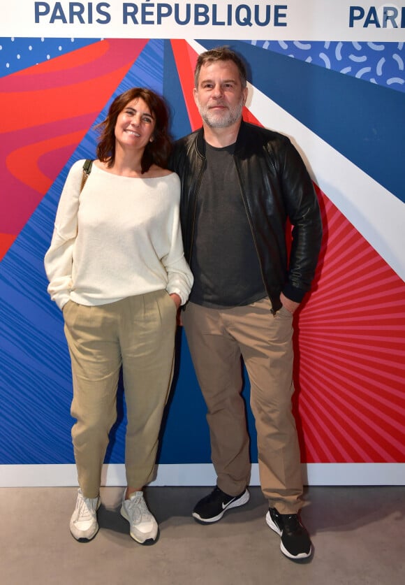 Estelle Denis et Ronald Guintrange lors de l'inauguration d'un magasin Intersport Paris République à Paris le 5 juin 2024. © Veeren / Bestimage 