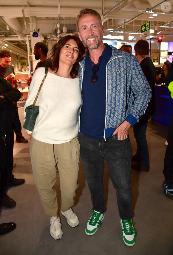 Estelle Denis, Philippe Caverivière lors de l'inauguration d'un magasin Intersport Paris République à Paris le 5 juin 2024. © Veeren / Bestimage 