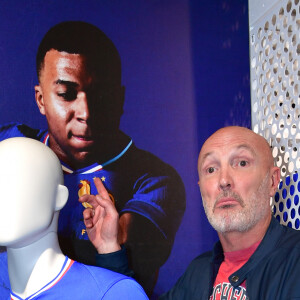 Frank Leboeuf lors de l'inauguration d'un magasin Intersport Paris République à Paris le 5 juin 2024. © Veeren / Bestimage 