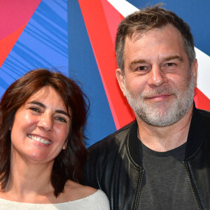 Estelle Denis et Ronald Guintrange lors de l'inauguration d'un magasin Intersport Paris République à Paris le 5 juin 2024. © Veeren / Bestimage 