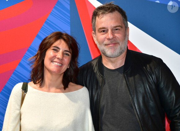 Estelle Denis et Ronald Guintrange lors de l'inauguration d'un magasin Intersport Paris République à Paris le 5 juin 2024. © Veeren / Bestimage 