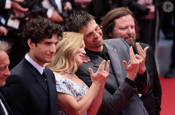 Louis Garrel, Léa Seydoux, Raphaël Quenard, Manuel Guillot - Montée des marches du film " Le deuxième acte " pour la cérémonie d'ouverture du 77ème Festival International du Film de Cannes, au Palais des Festivals à Cannes. Le 14 mai 2024 © Jacovides / Moreau / Bestimage 