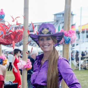 Sophie Thalmann au prix de Diane à l'hippodrome de Chantilly, France, le 16 juin 2024