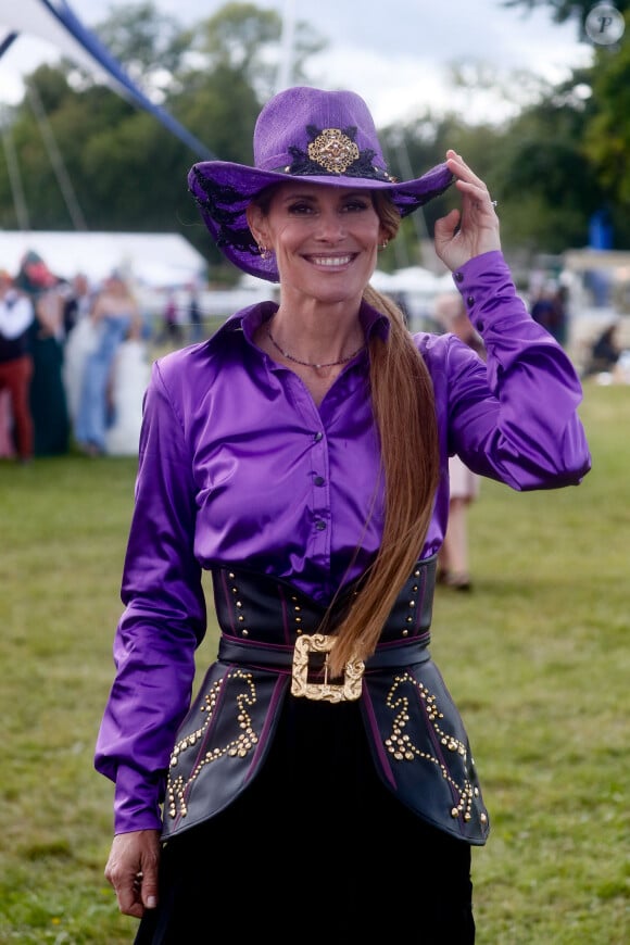 Sophie Thalmann au prix de Diane à l'hippodrome de Chantilly, France, le 16 juin 2024