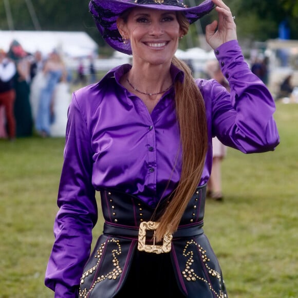 Sophie Thalmann au prix de Diane à l'hippodrome de Chantilly, France, le 16 juin 2024