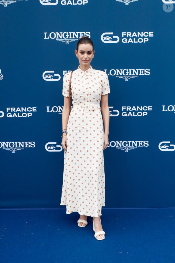 Elisa Bachir-Bey au prix de Diane à l'hippodrome de Chantilly, France, le 16 juin 2024