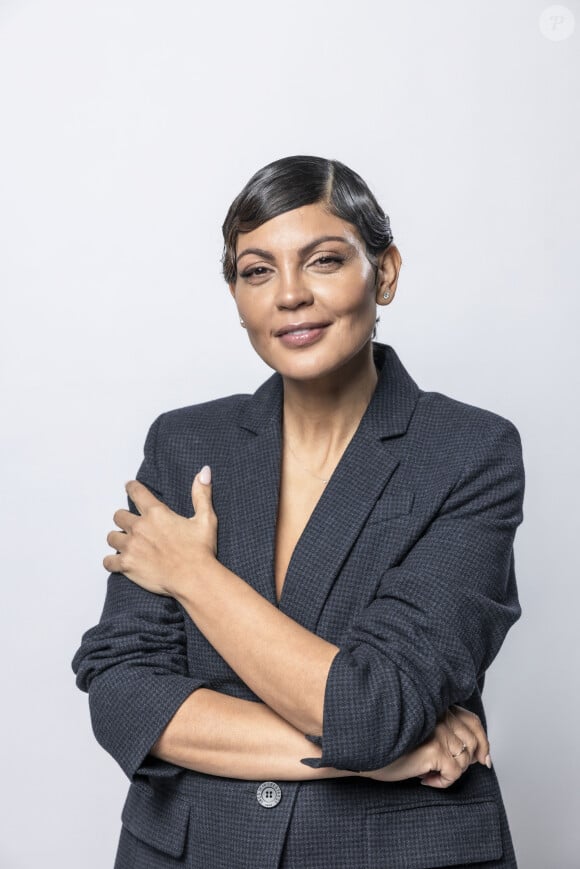 Exclusif - Nawell Madani - Studio - Enregistrement de l'émission "La chanson secrète", présentée par N.Aliagas et diffusée le 29 décembre sur TF1 © Guillaume Gaffiot-Cyril Moreau / Bestimage 