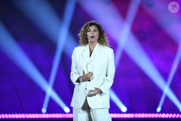 Exclusif - Nawell Madani lors de la soirée du grand gala du "Marrakech du Rire 2022" pour la 10ème édition au palais El Badiî à Marrakech, Maroc, le 18 juin 2022. © Rachid Bellak/Bestimage 