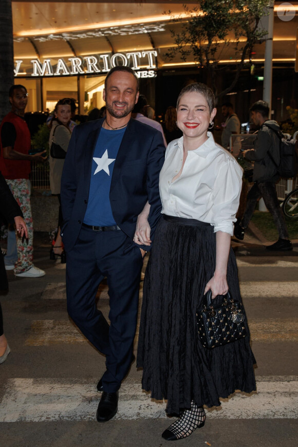 Emilie Dequenne et son mari Michel Ferracci au Festival de Cannes 2024