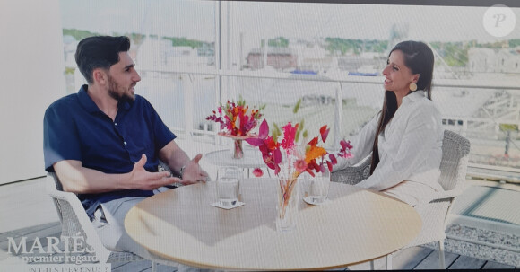 Ludivine et Raphaël lors du final de "Mariés au premier regard 2024", le 24 juin