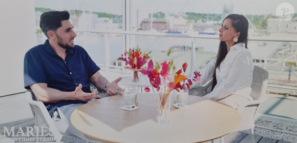 Ludivine et Raphaël lors du final de "Mariés au premier regard 2024", le 24 juin