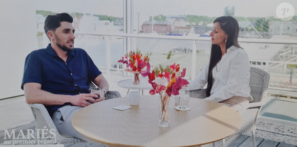 Ludivine et Raphaël lors du final de "Mariés au premier regard 2024", le 24 juin