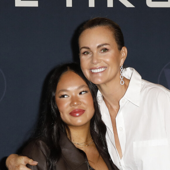 Laeticia Hallyday et sa fille Joy - Avant-Premiere du film "Largo Winch "Le Prix de L'argent" au cinéma le Grand Rex à Paris le 18 juin 2024. © Marc Ausset-Lacroix/Bestimage 