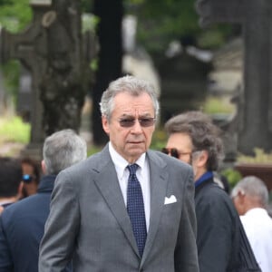 Michel Denisot arrive aux obsèques de Françoise Hardy au crématorium du Père Lachaise à Paris le 20 juin 2024 Photo by Jerome Dominé/ABACAPRESS.COM