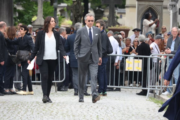 Michel Denisot arrive aux obsèques de Françoise Hardy au crématorium du Père Lachaise à Paris le 20 juin 2024 Photo by Jerome Dominé/ABACAPRESS.COM