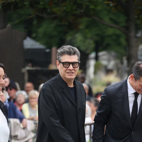 Marc Lavoine arrive aux obsèques de Françoise Hardy au crématorium du Père Lachaise à Paris le 20 juin 2024 Photo by Jerome Dominé/ABACAPRESS.COM