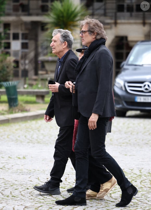 Nadine Trintignant arrive aux obsèques de Françoise Hardy au crématorium du Père Lachaise à Paris le 20 juin 2024 Photo by Raphael Lafargue/ABACAPRESS.COM