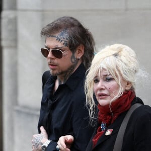 Armande Altai arrive aux obsèques de Françoise Hardy au crématorium du Père Lachaise à Paris le 20 juin 2024 Photo by Raphael Lafargue/ABACAPRESS.COM