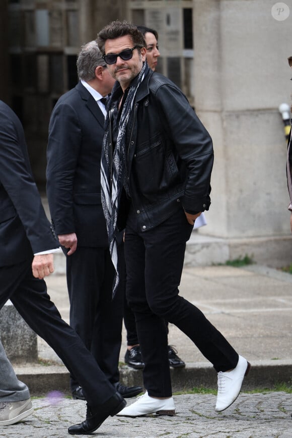 Matthieu Chedid arrive aux obsèques de Françoise Hardy au crématorium du Père Lachaise à Paris le 20 juin 2024 Photo by Raphael Lafargue/ABACAPRESS.COM