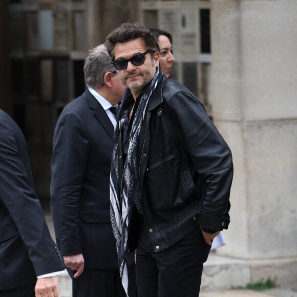 Matthieu Chedid arrive aux obsèques de Françoise Hardy au crématorium du Père Lachaise à Paris le 20 juin 2024 Photo by Raphael Lafargue/ABACAPRESS.COM