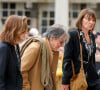 Jacques Dutronc - Arrivées aux obsèques de l'auteure-compositrice-interprète et actrice française Françoise Hardy au cimetière du Père-Lachaise à Paris, France, le 20 juin 2024. © Jacovides-Moreau/Bestimage