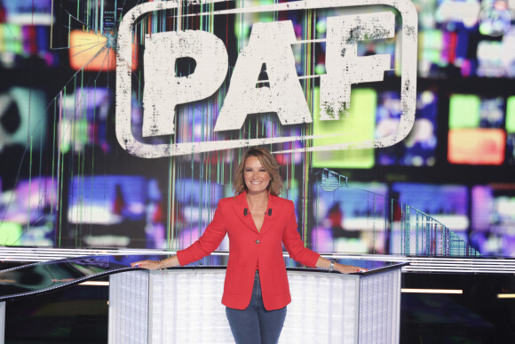 Exclusif - Pascale De La Tour Du Pin - Sur le nouveau plateau de l'émission PAF, Pilotes pour la nouvelle saison - Paris le 31/08/2023 - © Jack Tribeca / Bestimage