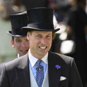 Le prince William de Galles aux courses hippiques "Royal Ascot 2024" à Ascot, le 19 juin 2024