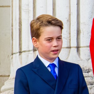 Le prince George de Galles lors de la parade militaire "Trooping the Colour" à Londres le 15 juin 2024