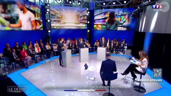 Le débat des législatives de TF1 a été ponctué de nombreux échanges musclés
Le plateau de "Législatives : Le débat" sur TF1