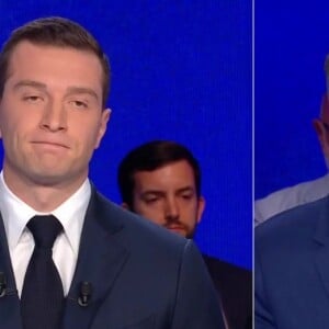 La baisse de la TVA proposée par le Rassemblement national a donné lieu à un échange tendu
Jordan Bardella et Gabriel Attal sur le plateau de "Législatives : Le débat" sur TF1