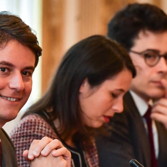 Le premier ministre réunit les membres du Gouvernement pour un séminaire gouvernemental de travail sur l'écologie, à Matignon le 30 mai 2024. © Firas Abdullah / Pool / Bestimage 