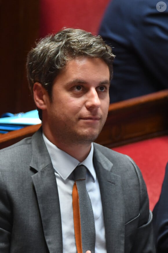 Gabriel Attal, premier ministre - Séance de questions au gouvernement à l'Assemblée Nationale à Paris le 28 mai 2024. © Lionel Urman / Bestimage