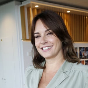 Exclusif - Julia Vignali - Déjeuner dans la loge de France Télévisions lors de la Finale Hommes des Internationaux de France de Tennis de Roland Garros 2024 - Jour 15 à Paris. Le 9 Juin 2024. © Bertrand Rindoff / Bestimage