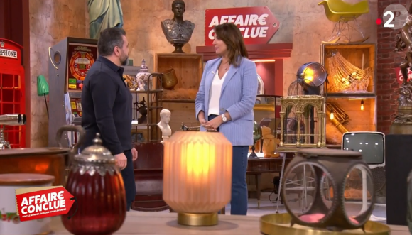 Julia Vignali et Harold Hessel dans "Affaire conclue" sur France 2