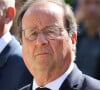 On le sait : François Hollande a beaucoup d'humour. 
Francois Hollande à Tulle. © Jean-Marc Haedrich/Pool/Bestimage