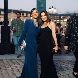 Christina Milian et Eva Longoria - Arrivées au défilé de mode "Vogue World" sur la Place Vendôme lors de la fashion week de Paris, le 23 juin 2024. © Tiziano Da Silva-Pierre Perusseau/Bestimage 