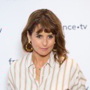 Faustine Bollaert lors de la conférence de presse de France Télévisions au Pavillon Gabriel à Paris, le 24 août 2021. Nasser Berzane/ABACAPRESS.COM