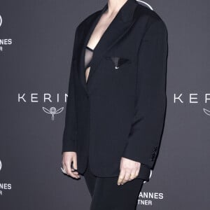 Judith Godrèche - Photocall du dîner "Women in Motion" par le groupe Kering, Place de la Castre, lors du 77ème Festival International du Film de Cannes le 19 mai 2024. © Olivier Borde/Bestimage 