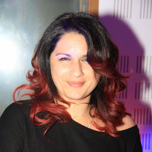Exclusif - La chanteuse Larusso (Laetitia Larusso) lors de l'émission "Le Show de Luxe" sur la Radio Voltage à Paris , France, le 8 avril 2019. © Philippe Baldini/Bestimage