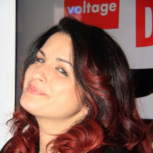 Exclusif - La chanteuse Larusso (Laetitia Larusso) lors de l'émission "Le Show de Luxe" sur la Radio Voltage à Paris , France, le 8 avril 2019. © Philippe Baldini/Bestimage