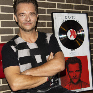 David Hallyday reçoit son disque de platine à la seine musicale à Paris le 25 juin 2019. © Pierre Perusseau/Bestimage