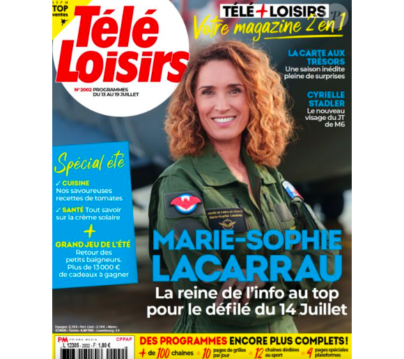 Couverture de "Télé Loisirs" du lundi 8 juillet 2024