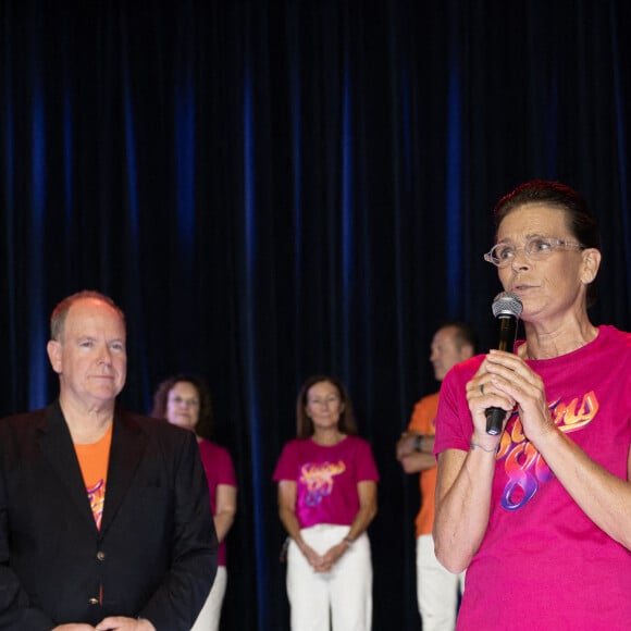 Albert de Monaco, Stéphanie de Monaco au gala Fight Aids Monaco le 6 juillet 2024