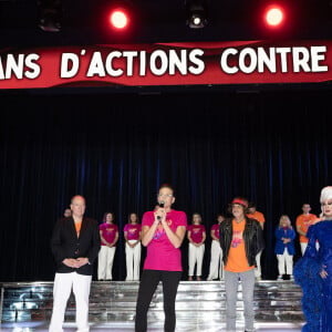 Albert de Monaco, Stéphanie de Monaco au gala Fight Aids Monaco le 6 juillet 2024