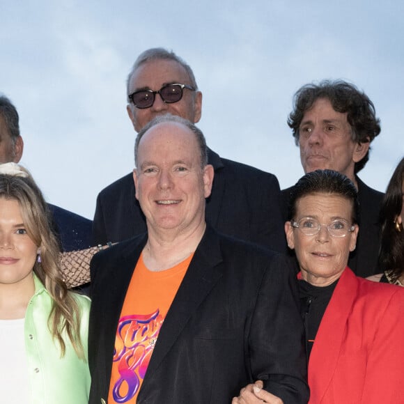 Albert de Monaco, Stéphanie de Monaco, Pauline Ducruet et Camille Gottlieb au gala Fight Aids Monaco le 6 juillet 2024