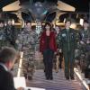 Mathilda May fête les 15 ans de l'armée de l'air