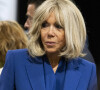 Habillée avec un ensemble bleu azur, la première dame portait également des escarpins noirs
Emmanuel Macron, président de la République Française, et la Première dame Brigitte Macron, votent pour le deuxième tour des élections législatives au Touquet, le 7 juillet 2024. © Eliot Blondet/Pool/Bestimage 