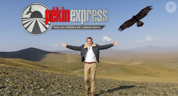 Logo de la nouvelle saison de "Pékin Express : sur les terres de l'aigle royal"