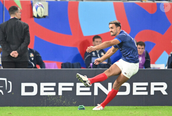 Melvyn Jaminet (france ) - Match de Coupe du monde de rugby entre la France et l'Italie (60-7) à Lyon le 6 octobre 2023. 