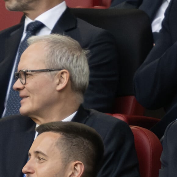 Le prince William, prince de Galles, dans les tribunes du match de l'Euro 2024 "Angleterre - Suisse (1-1 / 5-3 tab)" à Dusseldorf, le 6 juillet 2024. 